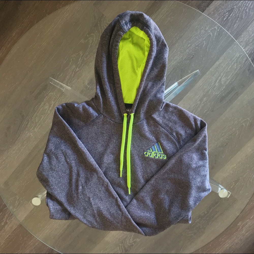 Grey and Neon Adidas jacket